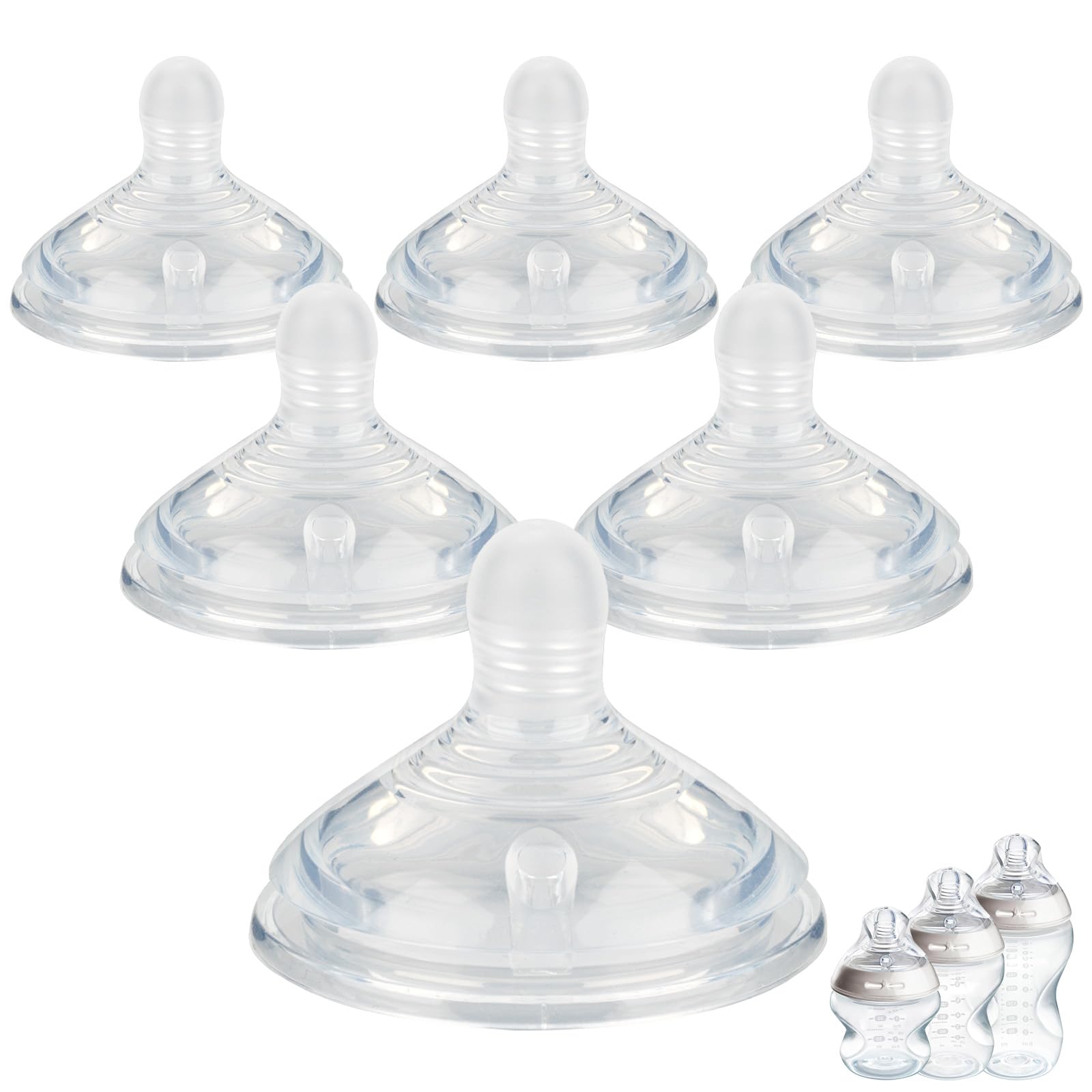Joyfeed slow-flow nipple for Tommee bottles supporting gentle feeding progression