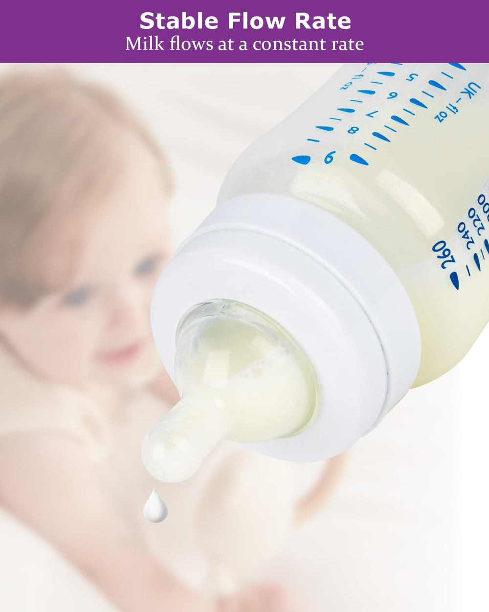 Joyfeed ultra-soft BPA-free silicone nipple gentle on delicate gums