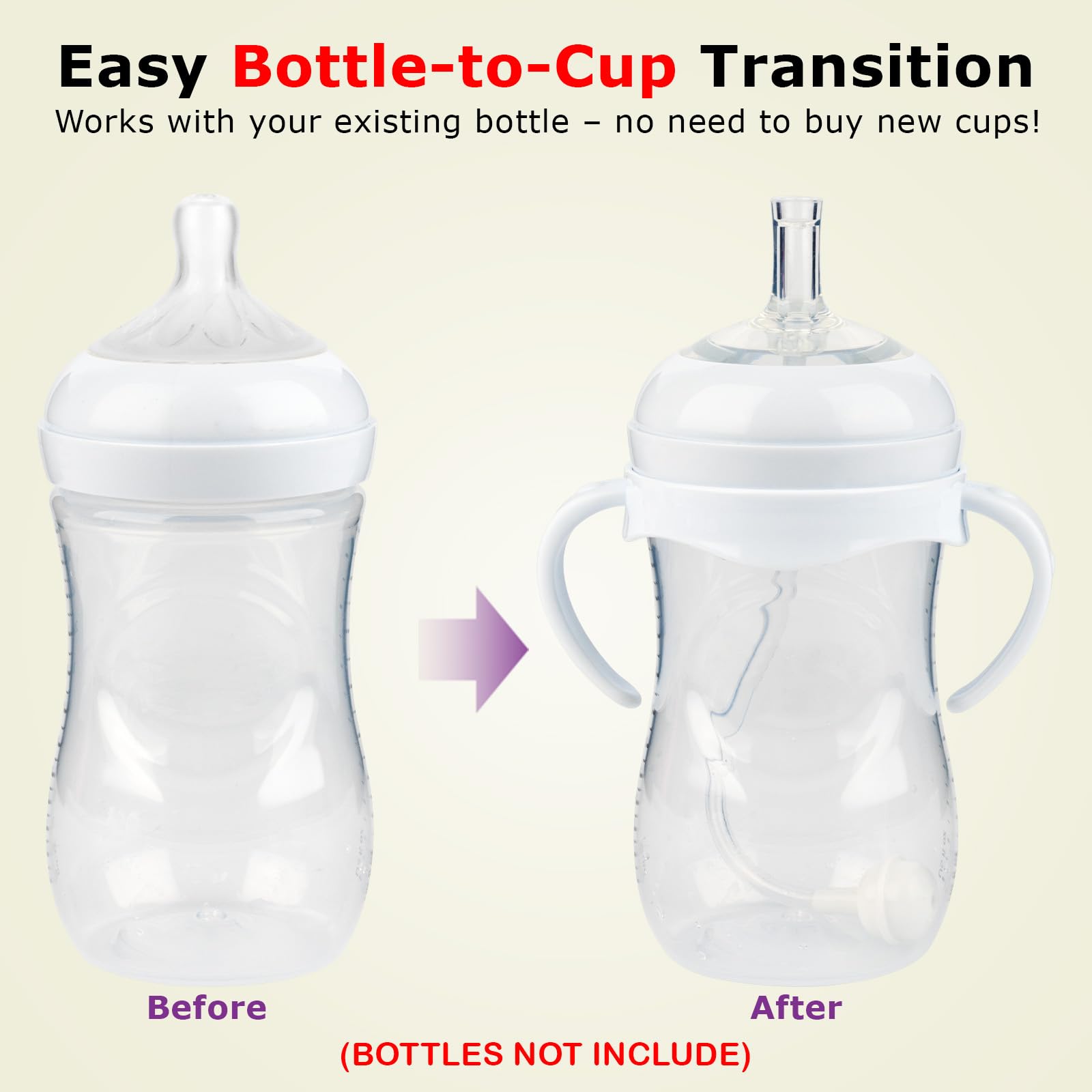 Joyfeed weighted straw assembly enables 360° sipping with a spill-free design.