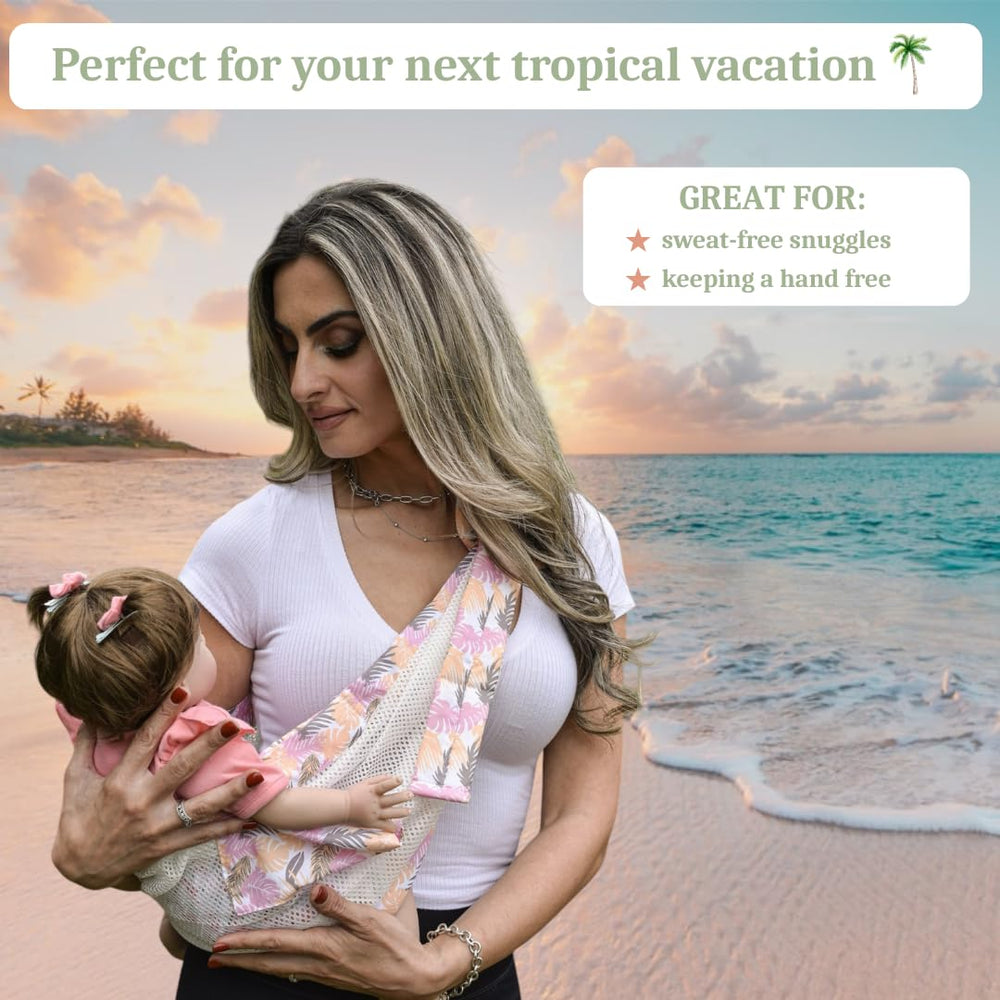 JOYFUL.BABY&CO beach and park outings become simpler with this cozy sling.