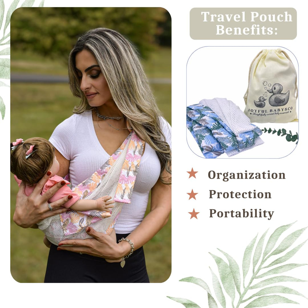 JOYFUL.BABY&CO secure safety buckle keeps little one snug during quick jaunts.