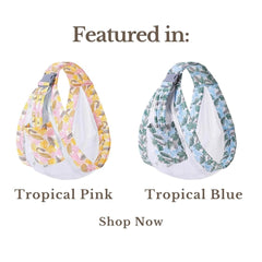 Joyful Baby Co soft breathable fabric keeps wearer and baby cool
