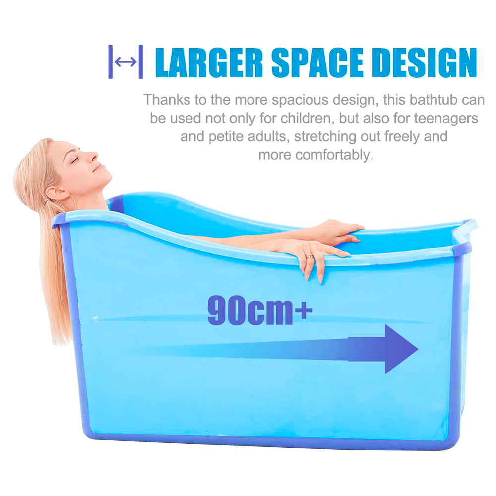 Joyingbaby bathtub lightweight and portable for home or travel.