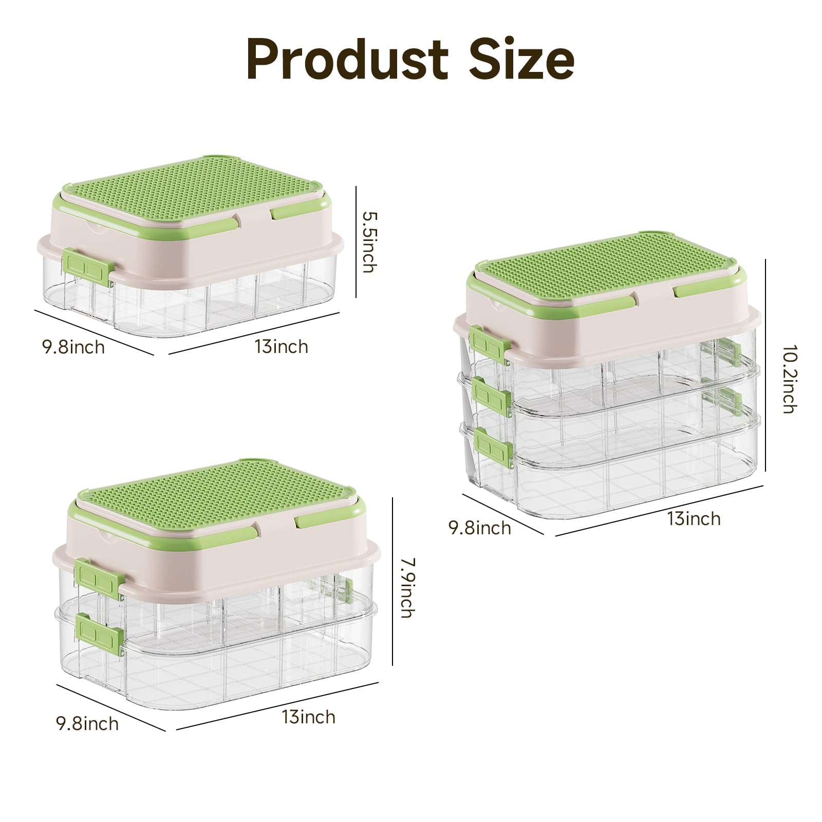 Joyingbaby green 3-layer storage complements playful room decor