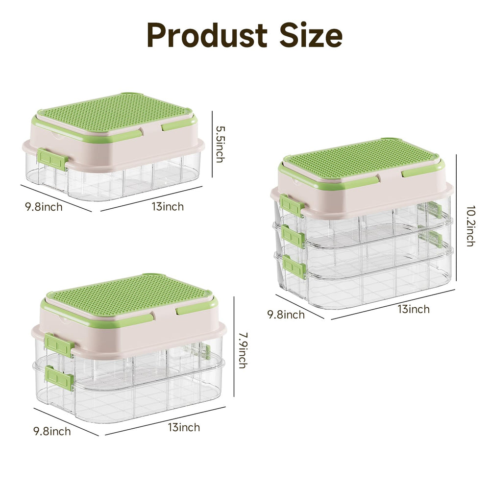 Joyingbaby green 3-layer storage complements playful room decor