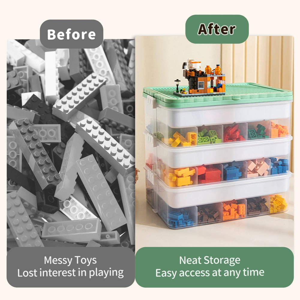 Joyingbaby Lego storage organizer non-toxic PP/ABS construction for lasting use