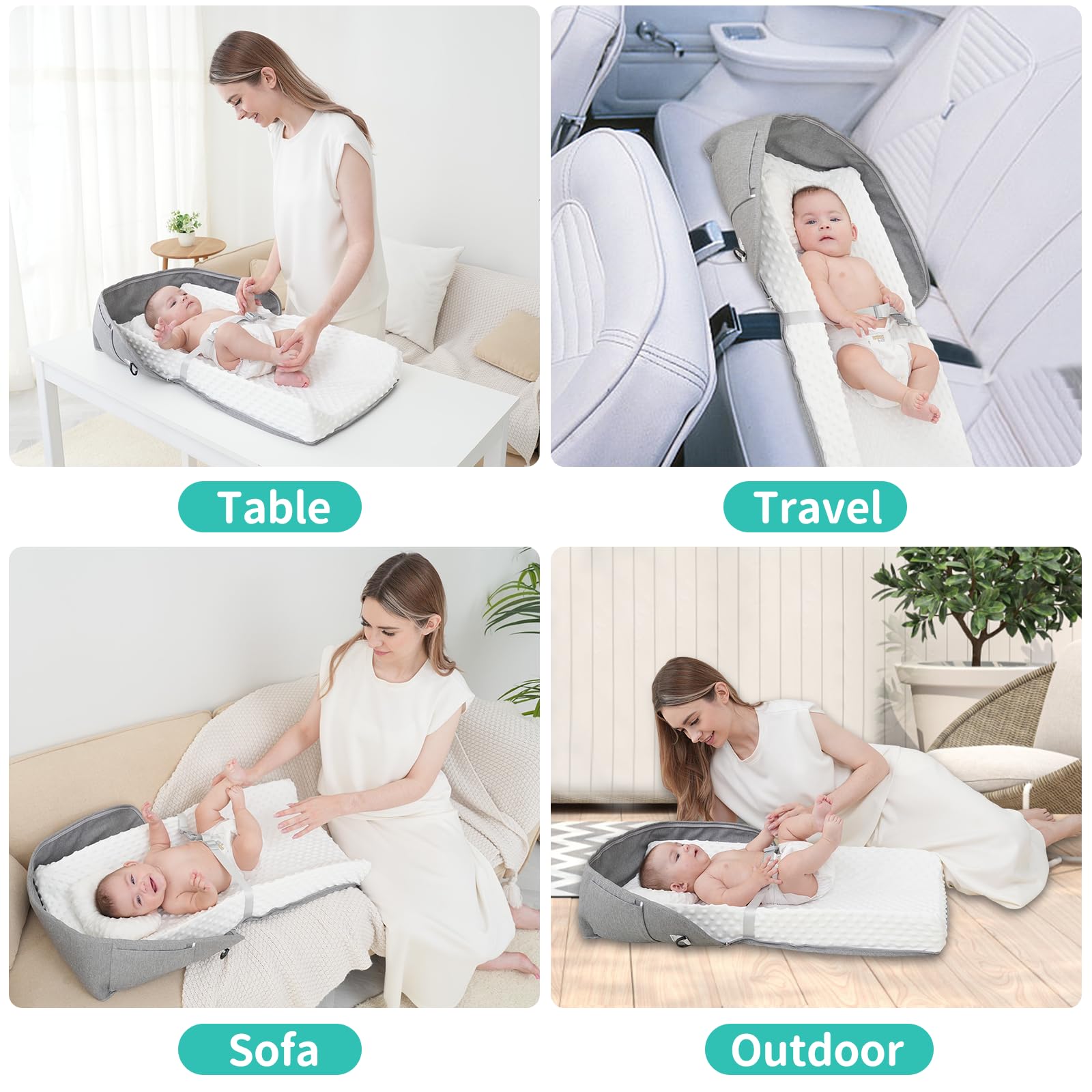Joyingbaby lightweight handle makes transportation effortless for parents.