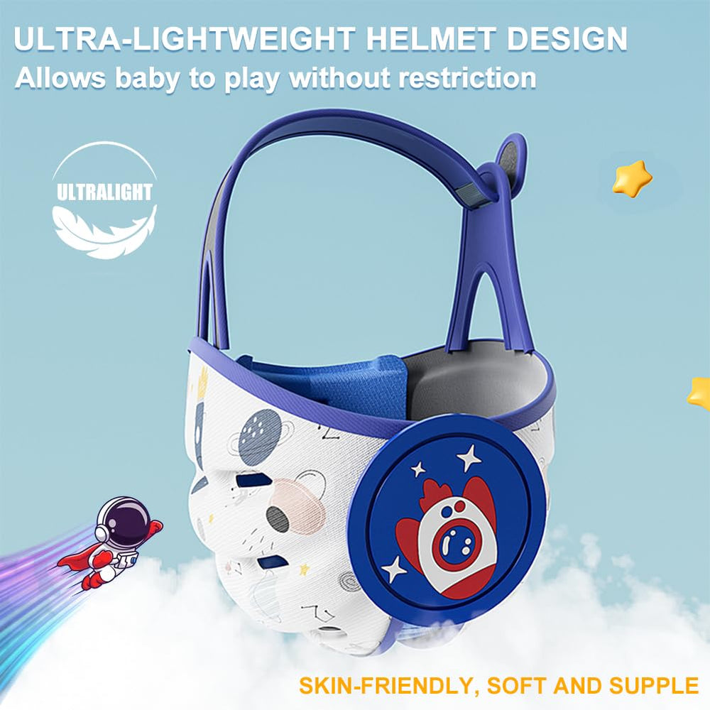 JoyingBaby Rocket Baby Helmet cute rocket design boosts playful curiosity