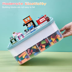 Joyingbaby sturdy PP plastic keeps toys safe and portable during daily adventures.