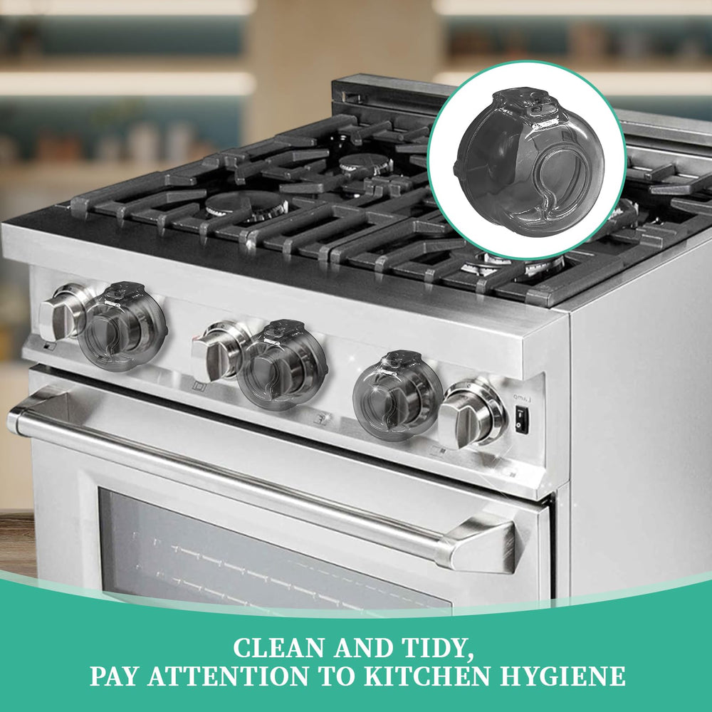 JOYLION universal-fit stove knob covers fit most gas stoves with snug compatibility