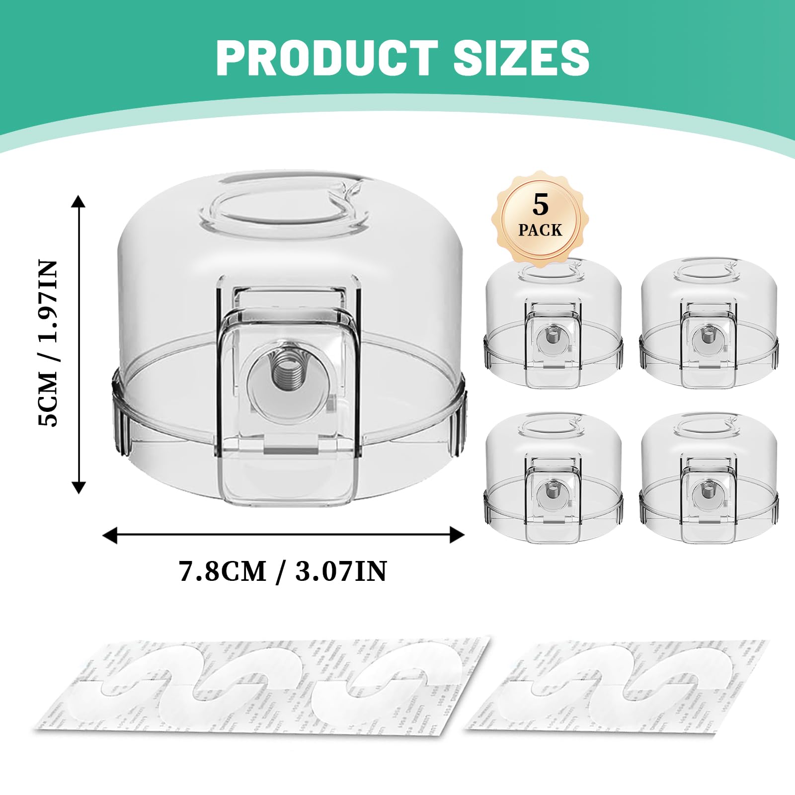 Joylion universal-fit knob safety cover ensures compatibility across most gas stoves