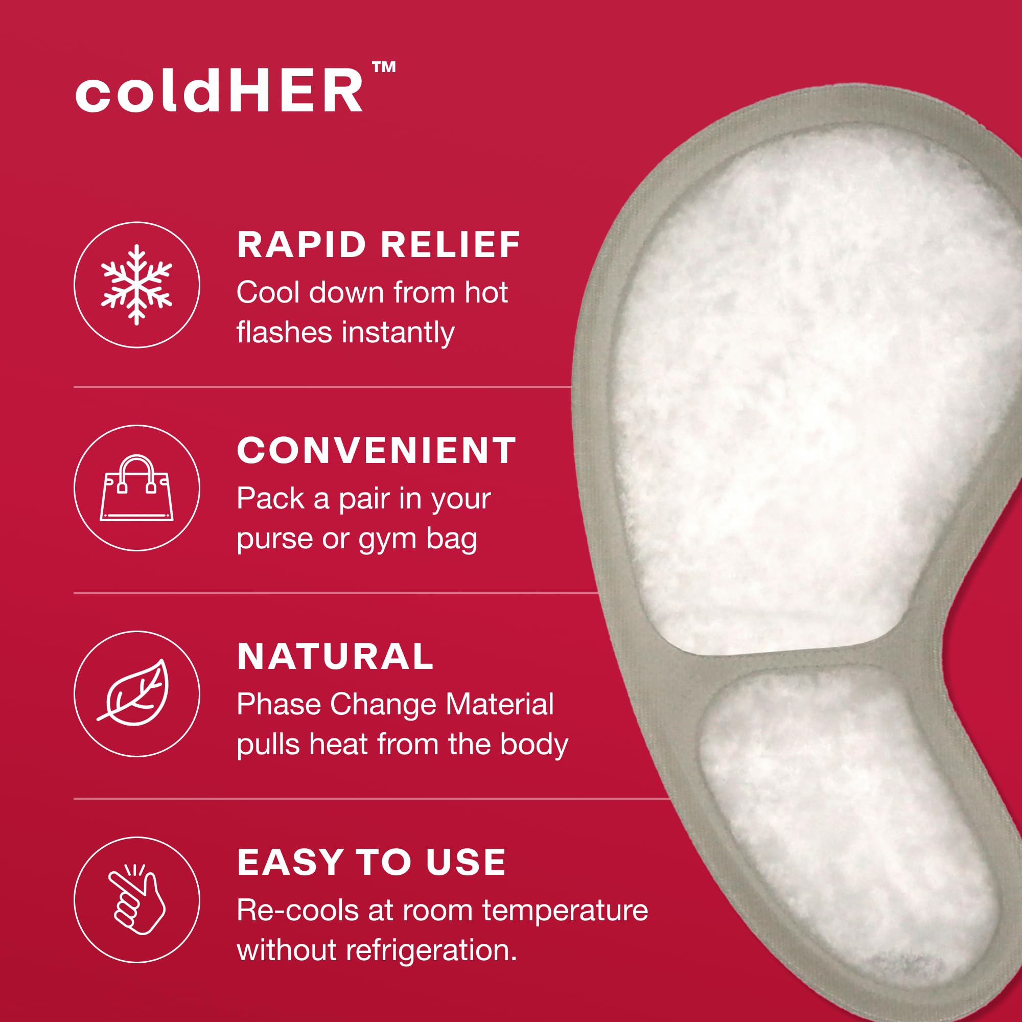 Joylux coldHER cooling bra inserts in action with everyday outfits.