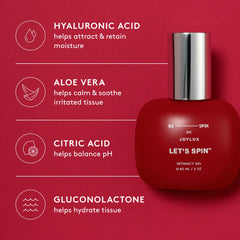 Joylux LET’S SPIN silky texture highlights a lightweight gel for a natural feel.