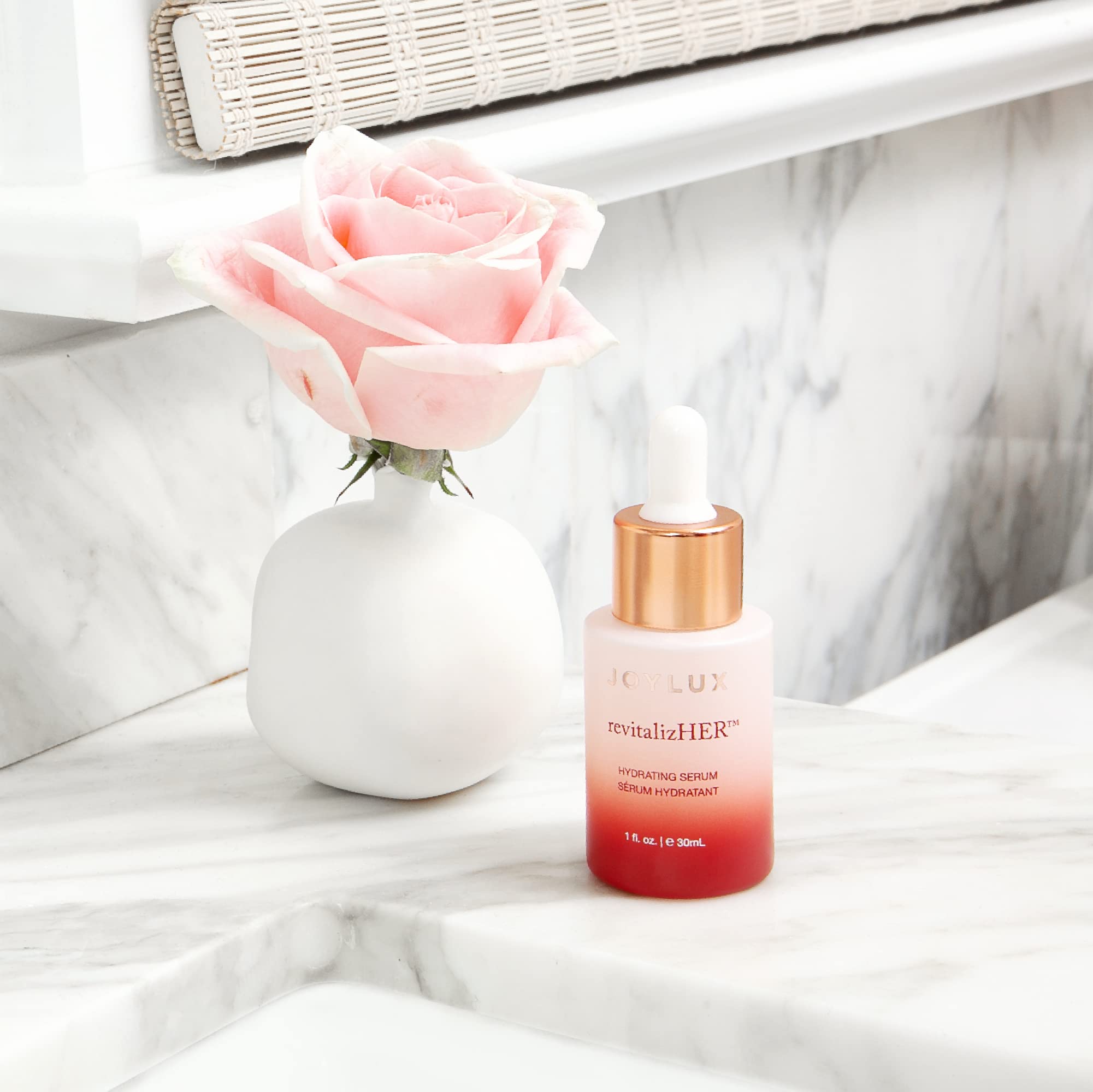 Joylux revitalizHER packaging 30ml bottle suitable for daily use