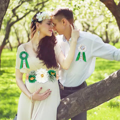JOYMEMO dad to be corsage pin coordinating accessory