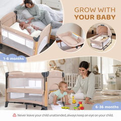 JOYMOR portable wheels enable easy movement between rooms for parents.