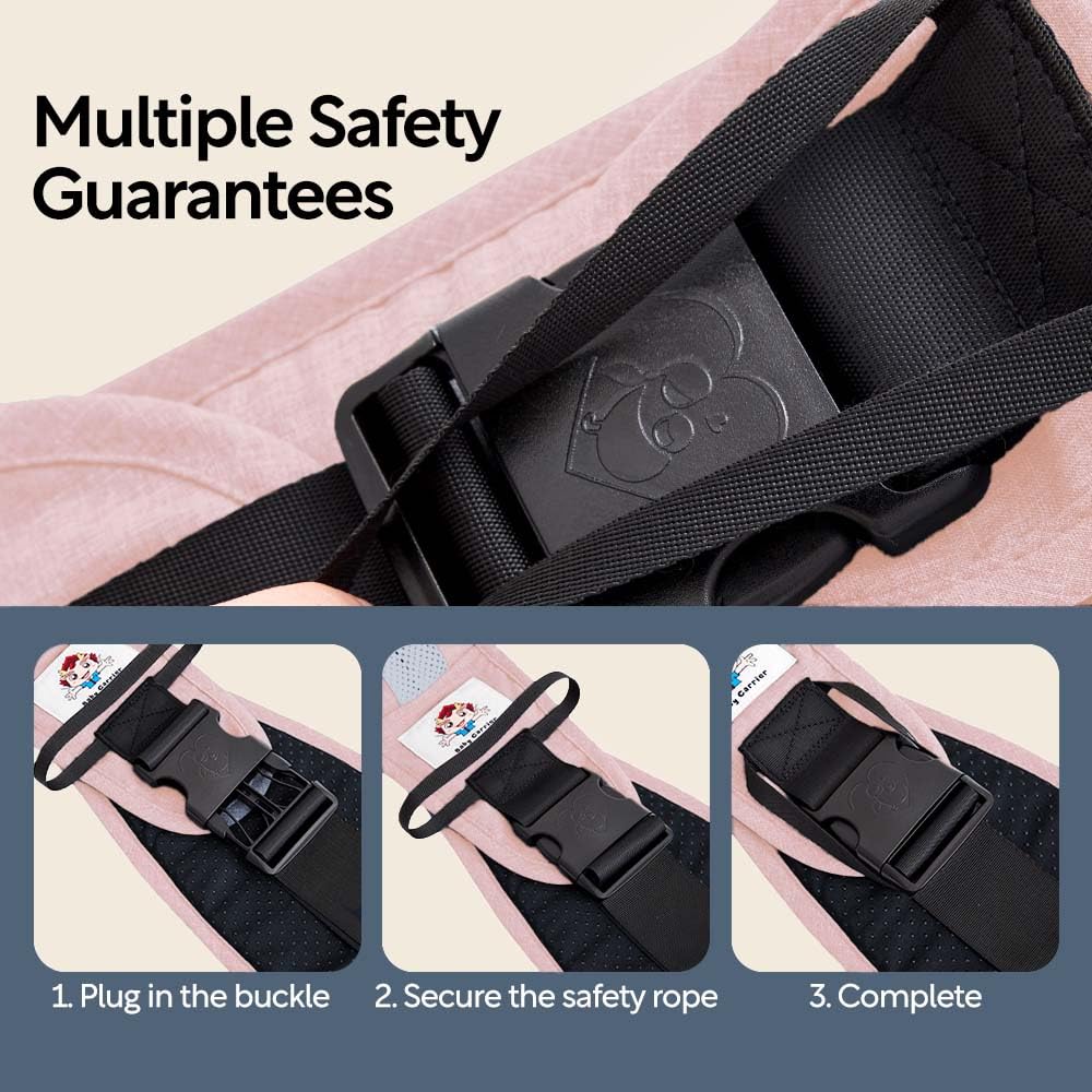 JOYNCLEON sling promotes correct M-shape seating for healthy hip alignment