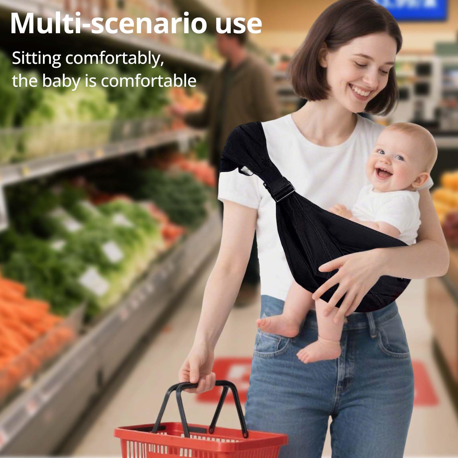 JOYNCLEON soft breathable fabric keeps babies comfortable and skin-friendly on outings.