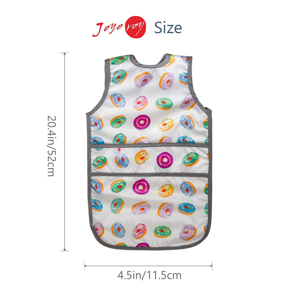Joyo Roy colorful patterns on a washable toddler bib