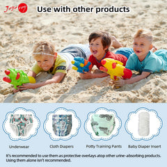 Joyo Roy waterproof diaper cover used as swim diaper cover during outings