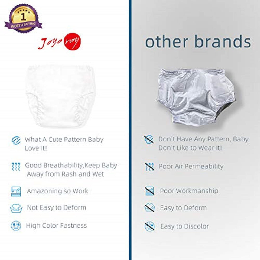 Joyo Roy overnight diaper cover supports night-time training with a snug, soft fit
