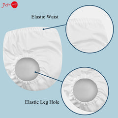 Joyo Roy waterproof diaper cover demonstrates leakage prevention during play.