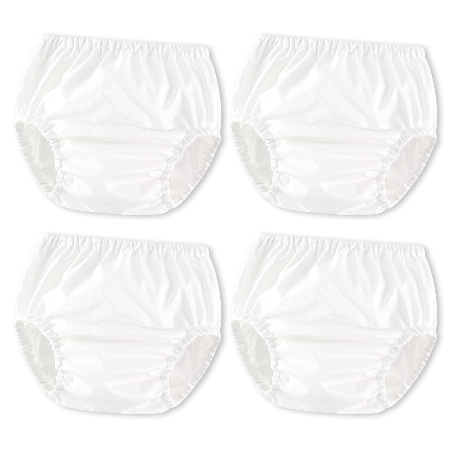Joyo Roy white diaper cover for potty training with secure fit