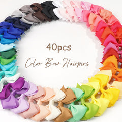 JOYOYO 40-color bows pack for quick outfit matching