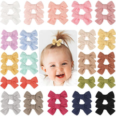 JOYOYO baby bows collection in vibrant colors for versatile outfits.