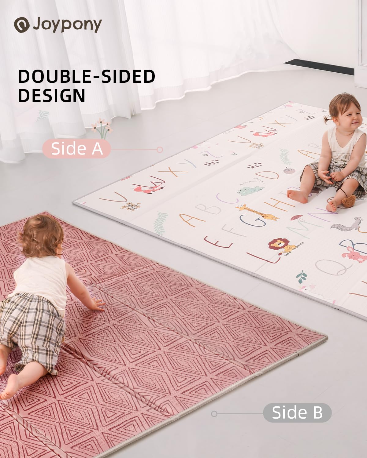 Joypony play mat easy to wipe clean keeping colors vibrant