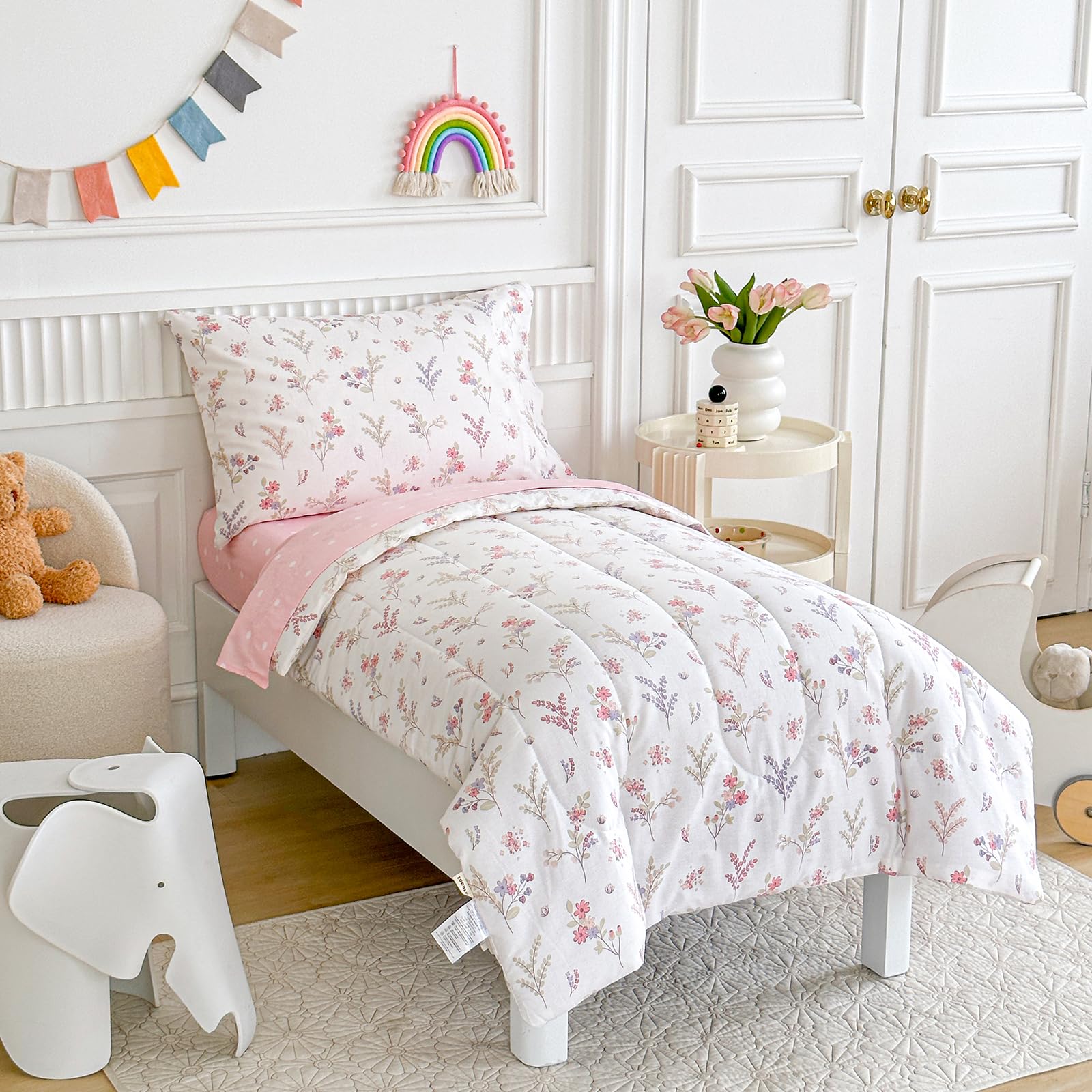 Joyreap flat top sheet 45x60, smooth and breathable for bedtime.