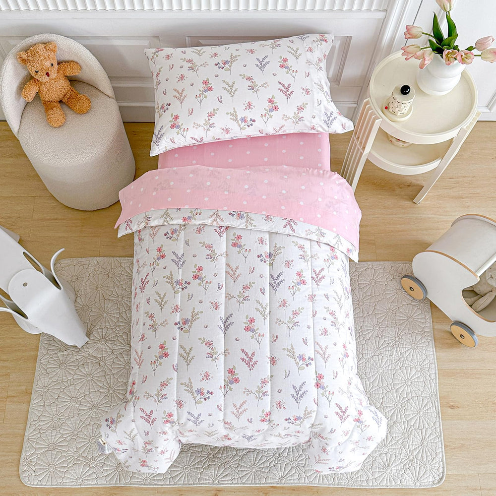 Joyreap pillowcase featuring flowers, gentle touch for night-time comfort.