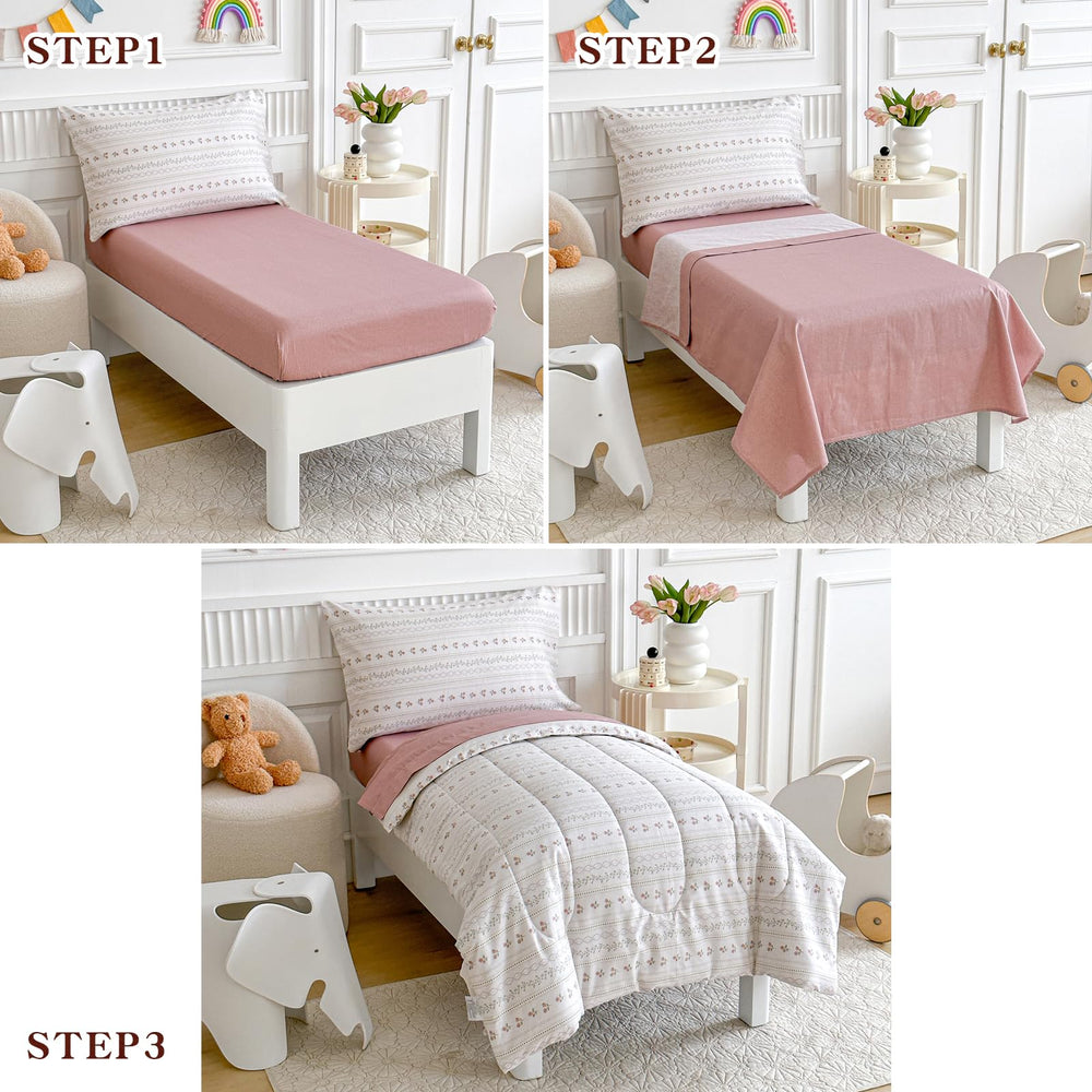Joyreap soft cotton bedding texture emphasizes breathability and softness.