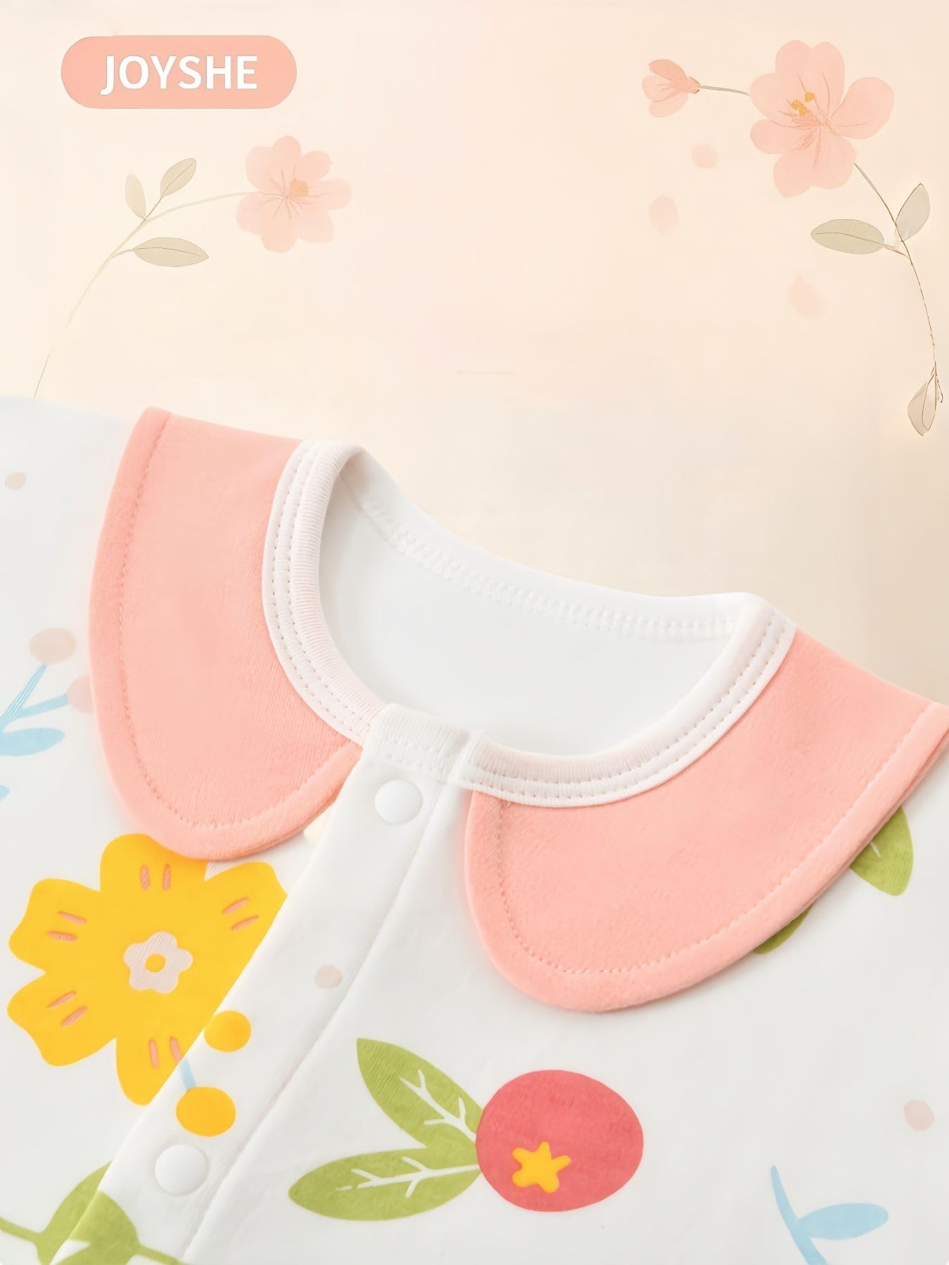 Joyshe expandable shoulders with nickel-free snaps for quick dressing.
