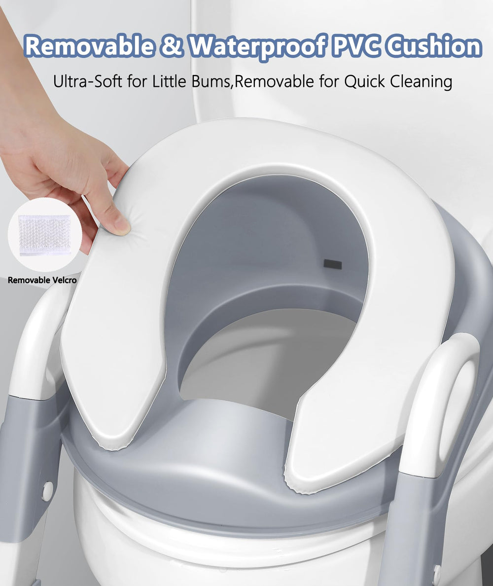 JPart potty seat soft waterproof cushion protects sensitive skin.