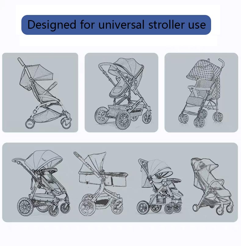 JQCOVEI eco-friendly stroller netting is durable and reusable.