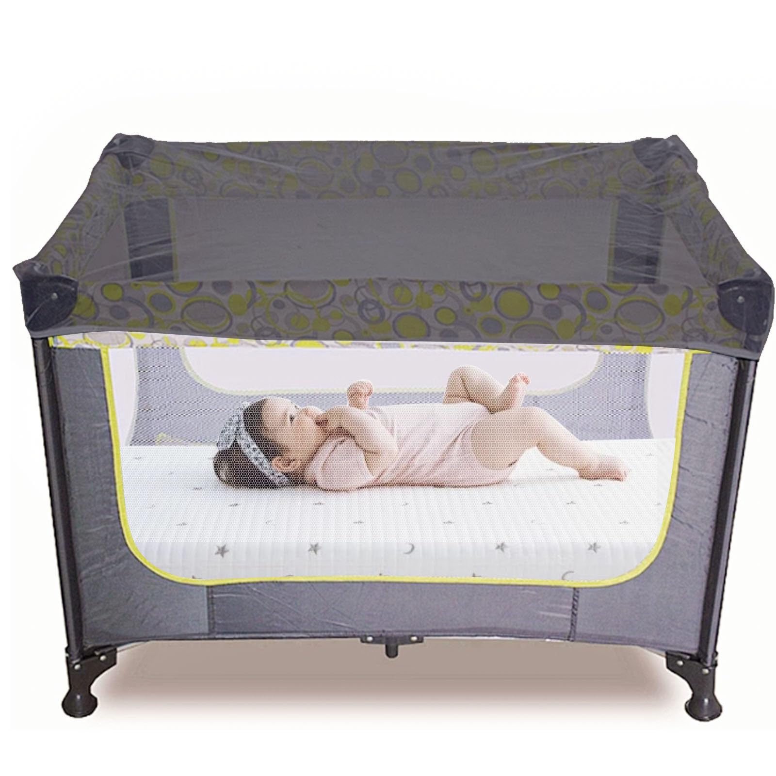 JQCOVEI portable baby netting provides quick setup on the go.