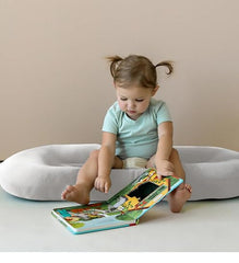 JQFORUIH baby lounger in action for awake babies learning to sit