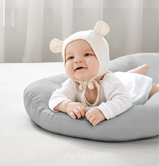 JQFORUIH infant lounger with bionic design supports engaged playtime at home