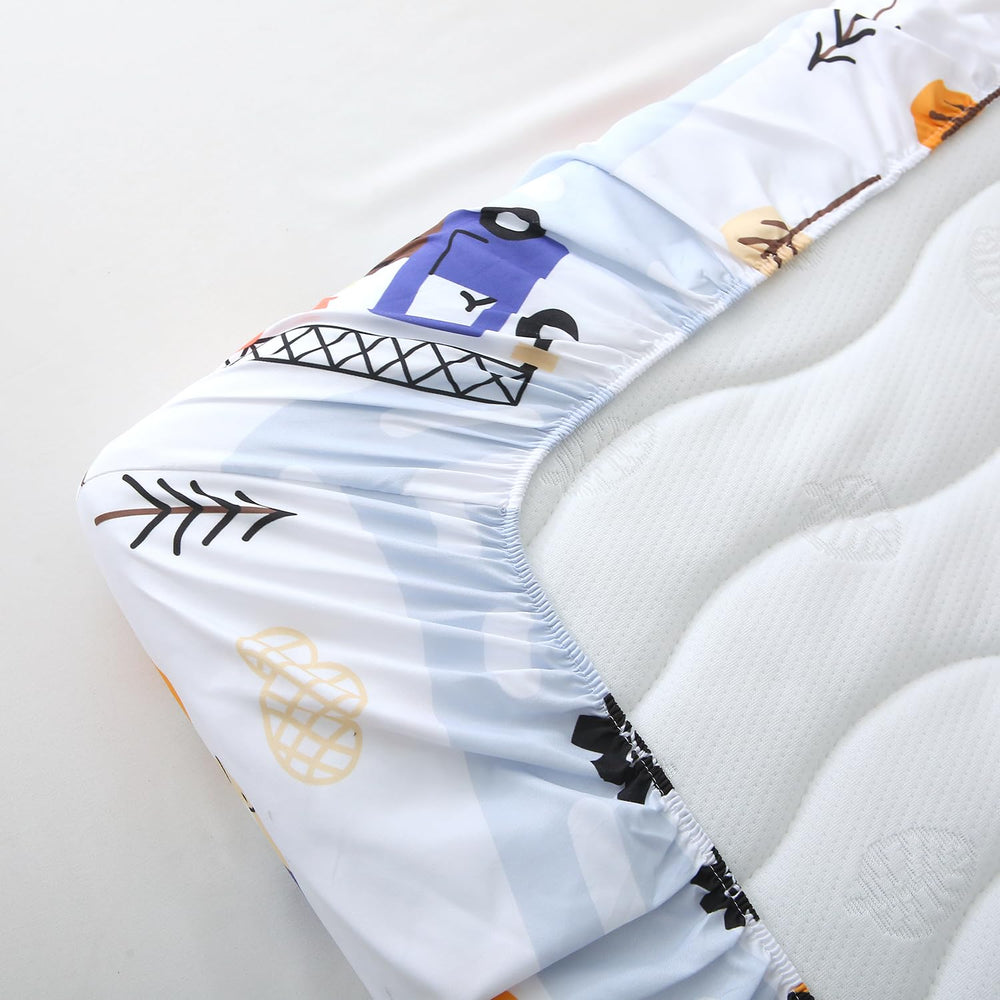 Ready-to-use JQWUPUP bedding set simplifies quick bed setup for families