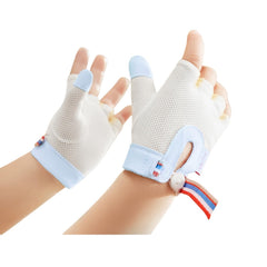 JRBJPDJ soft fabric thumb-sucking stop glove provides breathable comfort during wear.