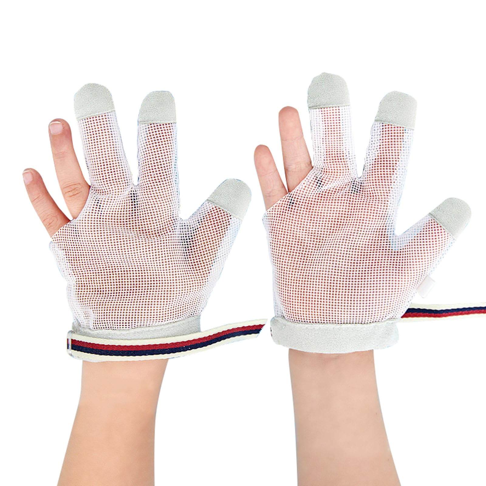 JRBJPDJ thumb-sucking guard glove on baby hand helps reduce thumb sucking safely