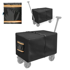 JRRXM universal folding wagon cover in rain, protecting gear from moisture