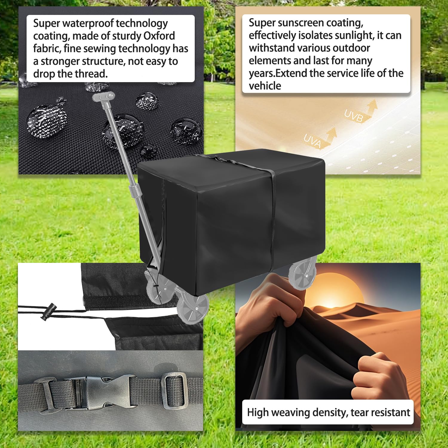 JRRXM UV-resistant outer fabric stays colorful and strong under sun exposure