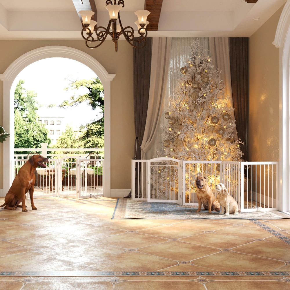 JSB dog gate bottom pads protect floors and reduce scratches