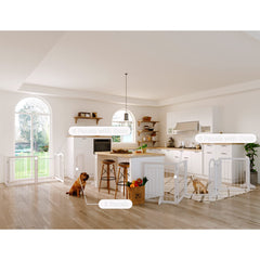 JSB anti-scratch bottom pads protect floors and boost stability.