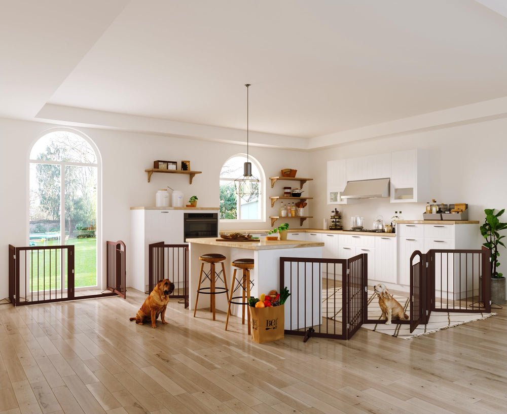 JSB espresso finish provides a stylish, unobtrusive look in living spaces.