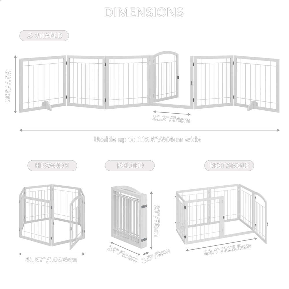 JSB folding dual-sided design allows versatile gate configurations.