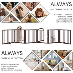 JSB round-tube design gate emphasizes sturdy freestanding construction for flexible placement.