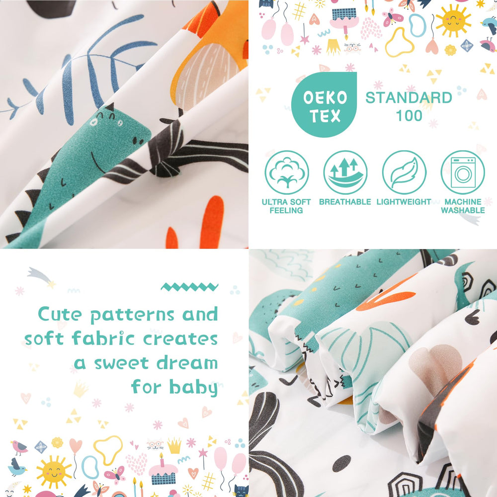 JSD Dinosaur Bedding top-sheet — smooth fit for easy bedtime routines.